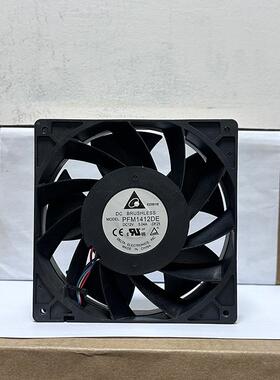 原装台达14CM/厘米PFM1412DE 12V 5.04A暴力双滚珠14038散热风扇