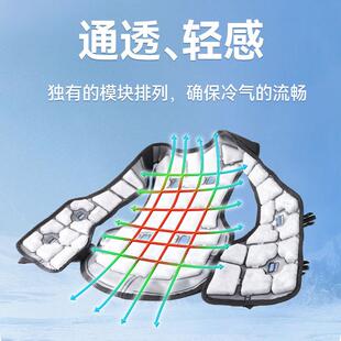 现货防暑冰马甲相变材料PCM冷感冰背心户外凉爽马夹服装冰内胆片