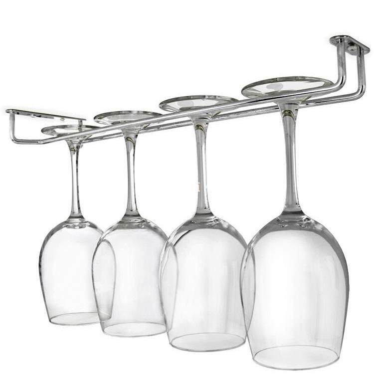 红酒杯架子现代家用悬挂挂式红酒架酒柜倒挂防尘高脚杯倒挂架