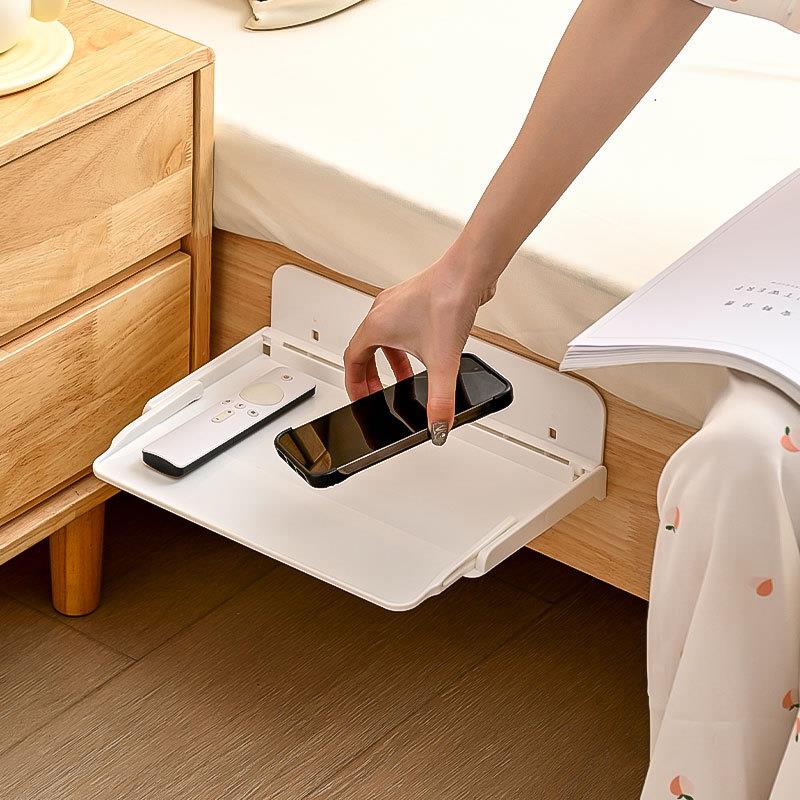 办公室学生宿舍收纳架简约家用置物架免钉免打孔墙壁架子书桌前架