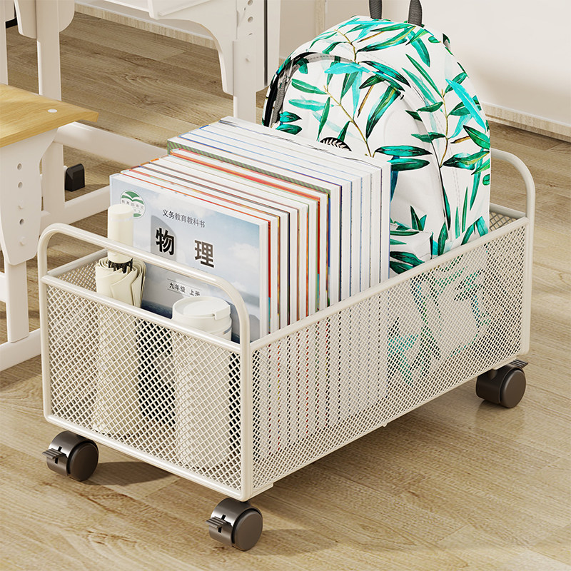 教室书本收纳箱学生用书箱装书z箱子桌下书包收纳架桌面放书收纳