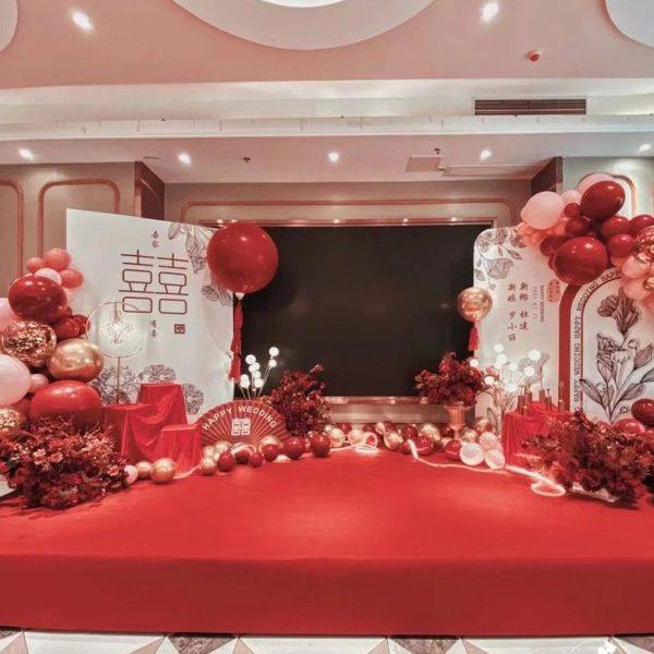 答谢宴屏幕两侧布置回门宴舞台喜庆装饰气球背景板套餐kt板定制全,节庆用品/礼品,装扮布置套餐,淘宝优惠券,粉丝福利购,淘宝优惠卷
