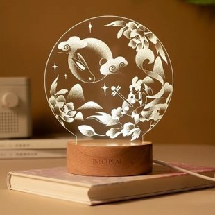 国家大剧院 花好月圆夜灯床头灯卧室睡眠灯氛围感礼物送男女朋友