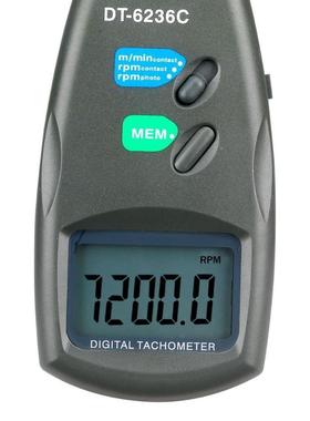 手持式/光电接触两用型/转速表/转速仪DT6236C线速表测速 招商中