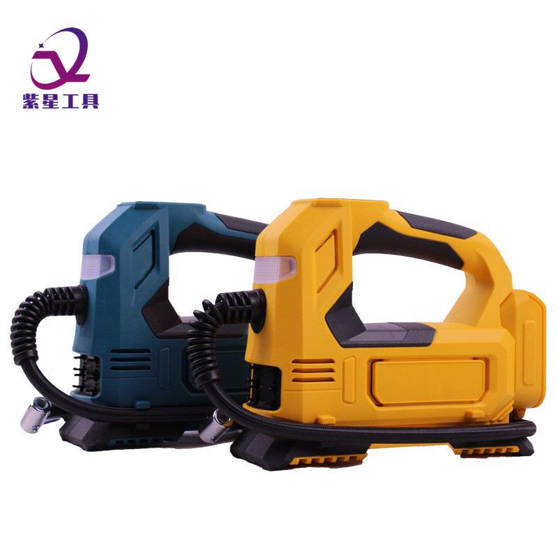 爆款21V车载打气泵带数显高效充气泵跨境厂家直销