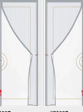 侧开全磁条金刚网防蚊门帘夏天自吸202I2新款磁性纱窗沙门家用隔