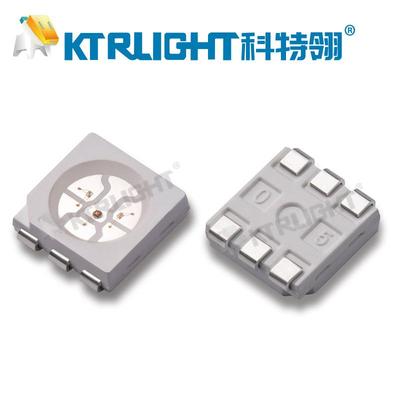 LED5050RB七彩彩灯珠5050全G贴L片ED灯发光二极管5050ERNXWGB灯珠