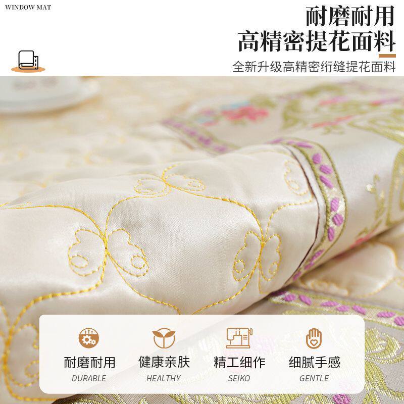 可拆洗飘窗垫主卧洋气裙边加厚海绵坐垫屁垫四季通用ins高档欧式