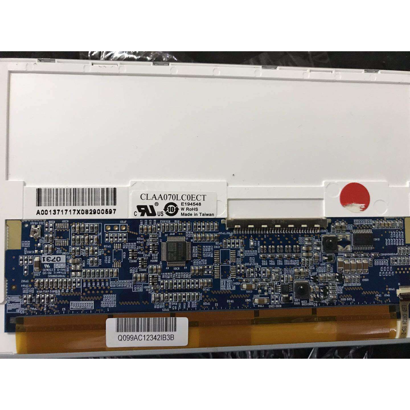 现货供应7寸带触摸液晶屏 CLAA070LC0ECT 30P大口led液晶屏