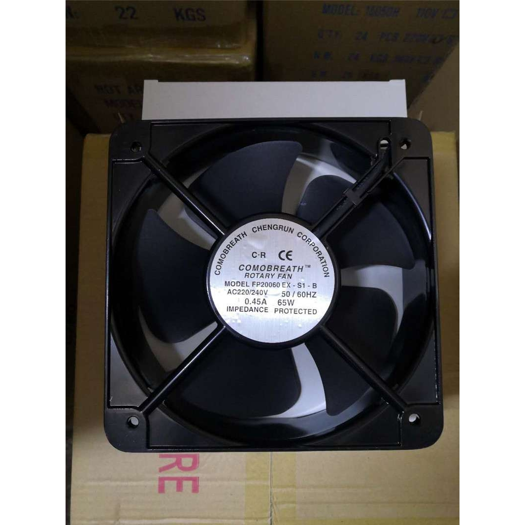 工业轴流风机FP20060EX-S1-B电柜散热风扇 65W 220V/240V 0.45A