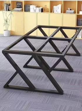 铁艺烤金属支茶撑桌脚支餐桌48227子腿几办公室会议漆电脑桌架桌