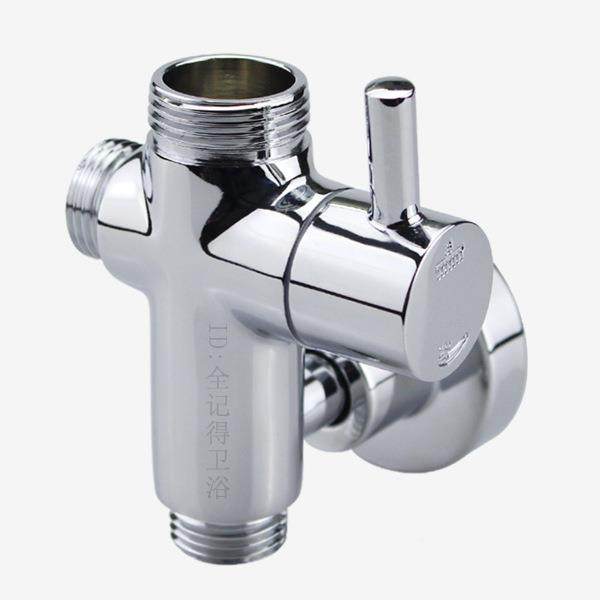 明式装挂墙水分水固定三通阀一进DZFSQ二出转换阀双用带固定器座,家装主材,普通花洒套装,淘宝优惠券,粉丝福利购,淘宝优惠卷