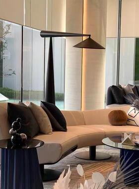 意大利欧落地灯现代简约创意高端客工业厅TLD1风酒店后北装饰钓鱼