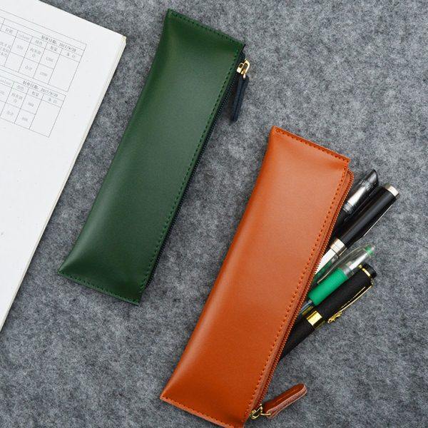 迷你便携简约真皮笔袋女小容量初高中小学生文具铅笔袋钢笔收纳袋,文具电教/文化用品/商务用品,笔袋,淘宝优惠券,粉丝福利购,淘宝优惠卷