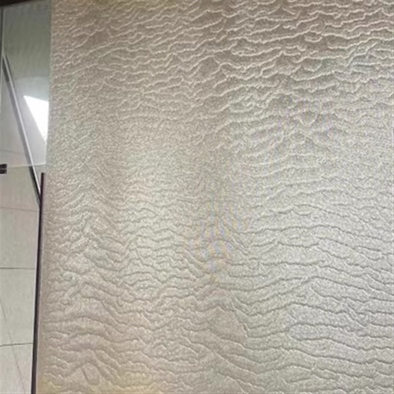 水幕隔断屏风室内流水墙瀑布水帘拉丝水景简约玻璃V喷泉金属网水