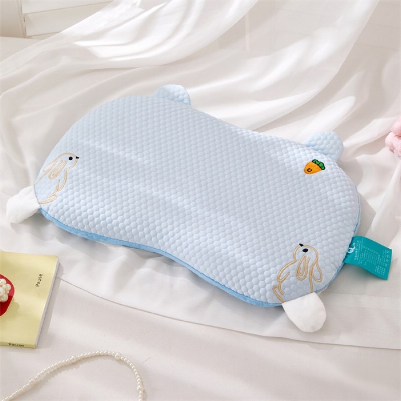 (总)芯洲 2i025新款荞麦枕冰豆豆萝卜兔儿童绣花双面四季通用枕
