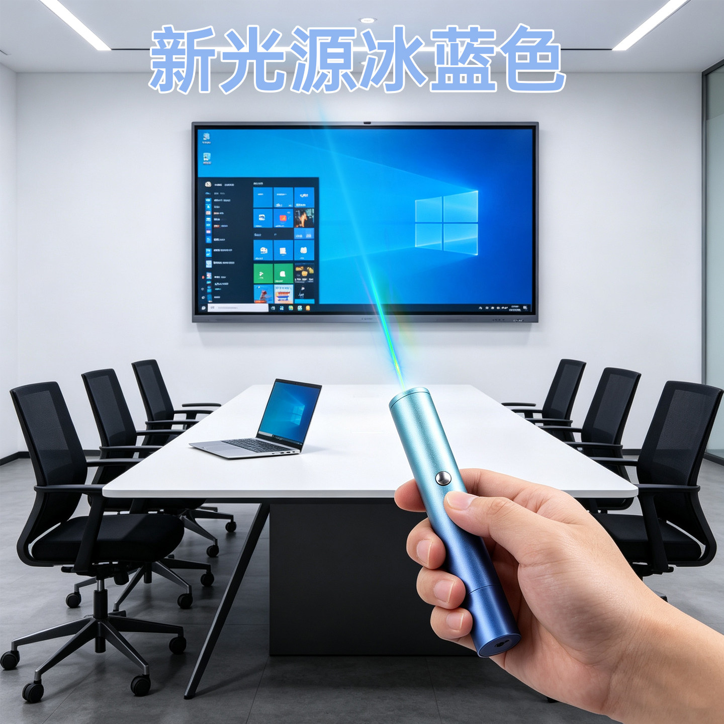 激光笔 沙盘售楼天文指星笔远射驾校户外镭射笔USB充电高亮绿光LED屏指示红外线射笔激光灯青光手电免费刻字