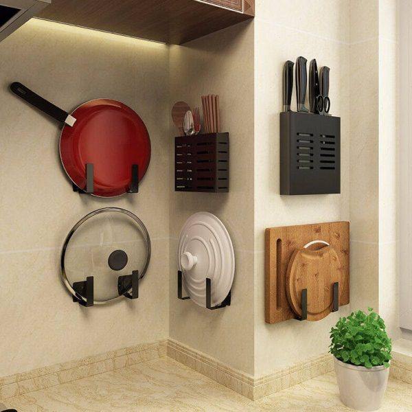 优勤厨房免打孔不锈钢锅盖架壁挂家用锅盖架钻板菜板沥水收纳架墙,家装主材,锅盖架,淘宝优惠券,粉丝福利购,淘宝优惠卷