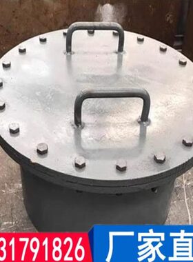 DN500碳钢常压人孔门旋柄回转盖检修手孔水平吊盖快开方形人孔盖