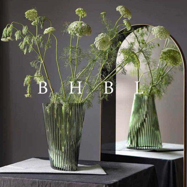 扭曲彩色竖条纹玻璃花北欧现简约家居样板房酒店花器饰品摆件,家居饰品,花壶瓶,淘宝优惠券,粉丝福利购,淘宝优惠卷