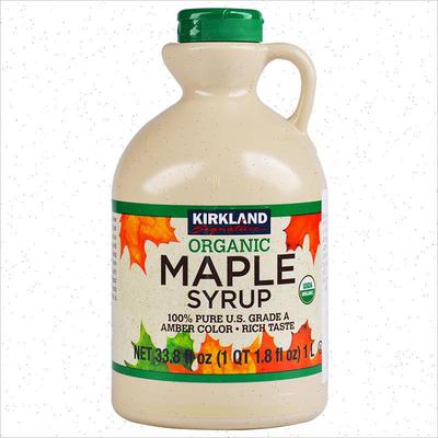 加拿大Kirkland Signature柯克兰枫树叶糖浆专用咖啡调味1L/瓶-