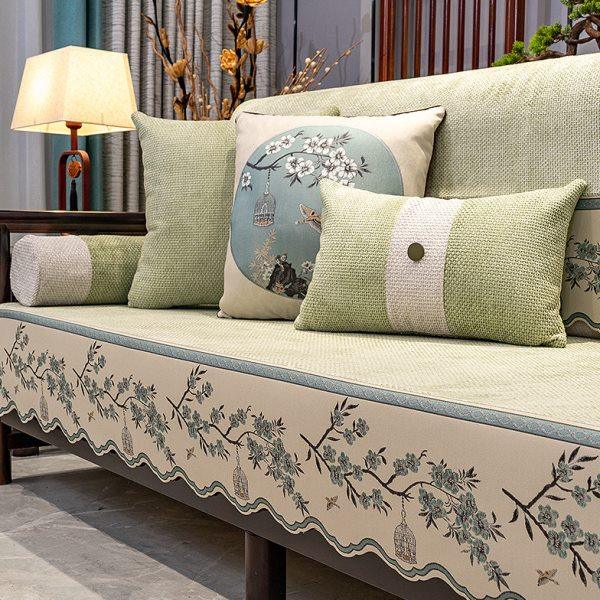 新中式实木沙发垫高档防滑坐垫红木沙发盖布四季通用沙发套罩定制,居家布艺,沙发垫,淘宝优惠券,粉丝福利购,淘宝优惠卷