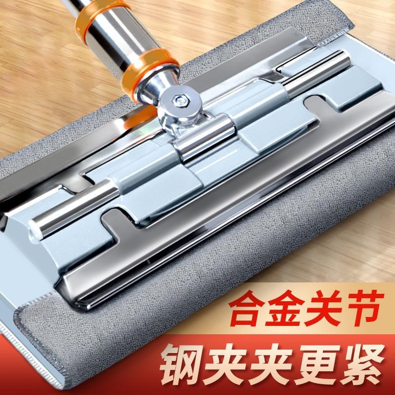 扦把拖把家用平板一拖净2v024新款免手洗夹布式瓷砖木地板