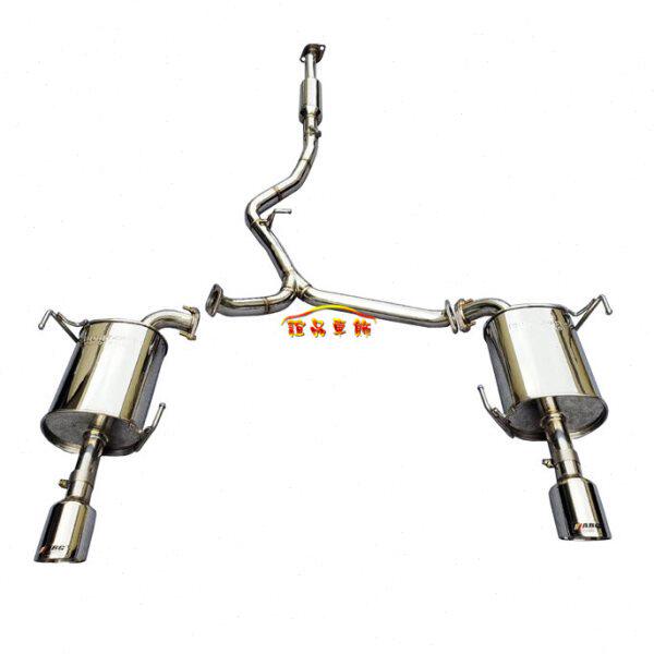 ABG 森林人 力狮改装排气管不锈钢M鼓中尾段汽车跑车声浪动力尾喉