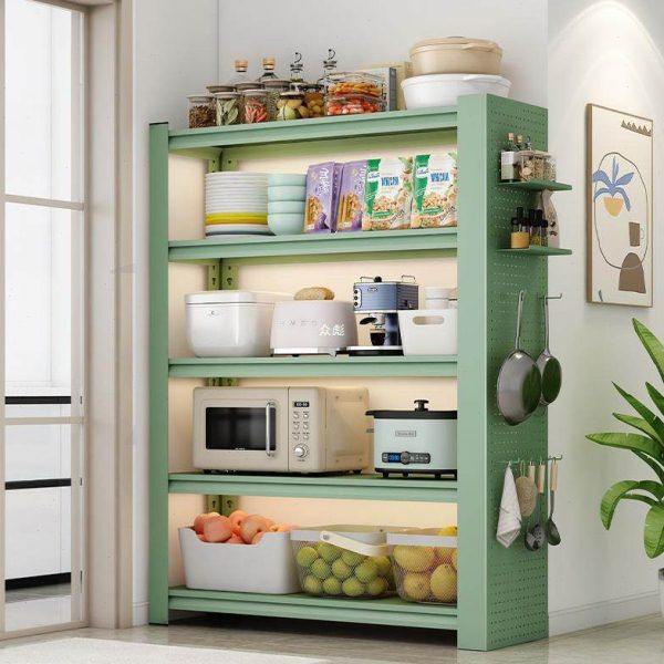 厨房置物架多功能落地多层锅架微波炉烤箱家用收纳架储物架货架zb,厨房/烹饪用具,微波炉置物架,淘宝优惠券,粉丝福利购,淘宝优惠卷