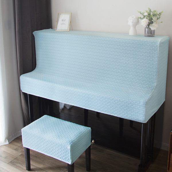 针织弹力钢琴防尘防污罩钢琴罩全罩轻奢高档半包全包盖布套凳,居家布艺,钢琴罩,淘宝优惠券,粉丝福利购,淘宝优惠卷