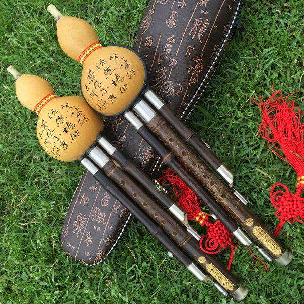 云南紫竹三音可拆专业演奏型C调降B调初学入门葫芦丝送盒送吹嘴