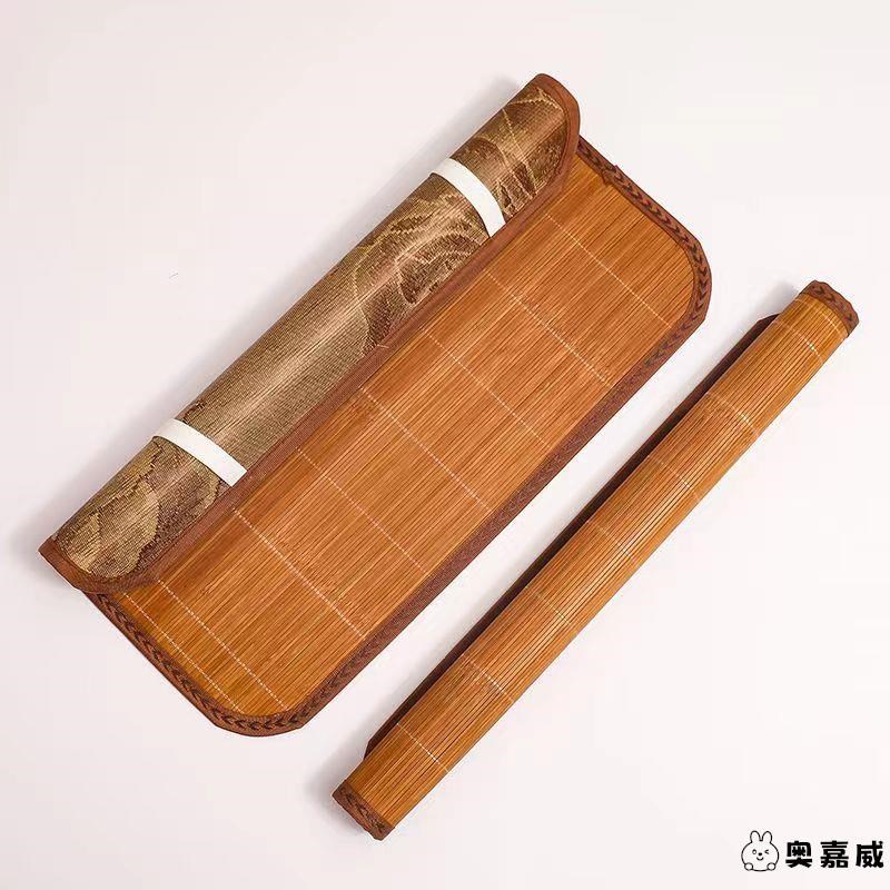 凉席枕片夏季碳化披m片竹枕片枕席枕套凉席枕披光滑枕头席子单双