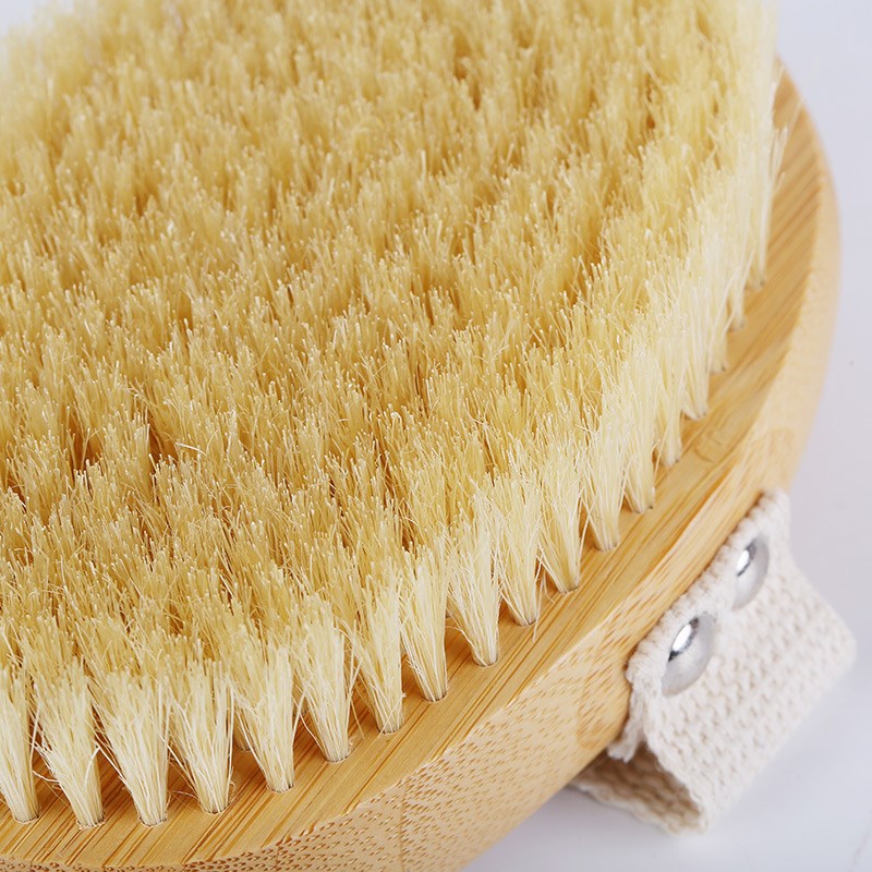 洗澡刷日式猪鬃沐浴刷软毛搓后背刷子搓澡巾神器美体Y按摩身体干