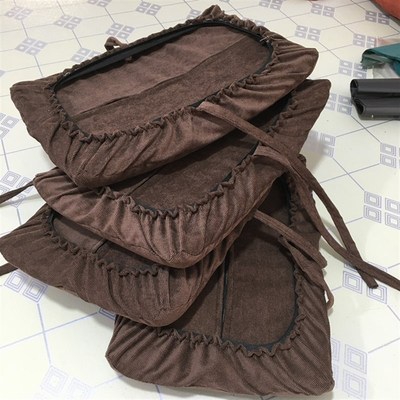 纯色绒布茶庄长方形坐垫套 长条凳子垫 换L鞋椅垫 拆洗海绵垫 罩