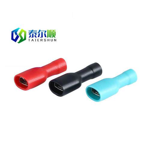 母全预绝缘端头FDFD1.25/2.5/5.5公母对接端子2.8/4.8/6.3插簧