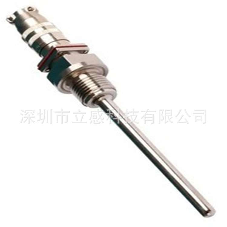 厂家直销航空插件式铂热电阻 Pt100热电阻 WZP-270 螺纹16*1.5