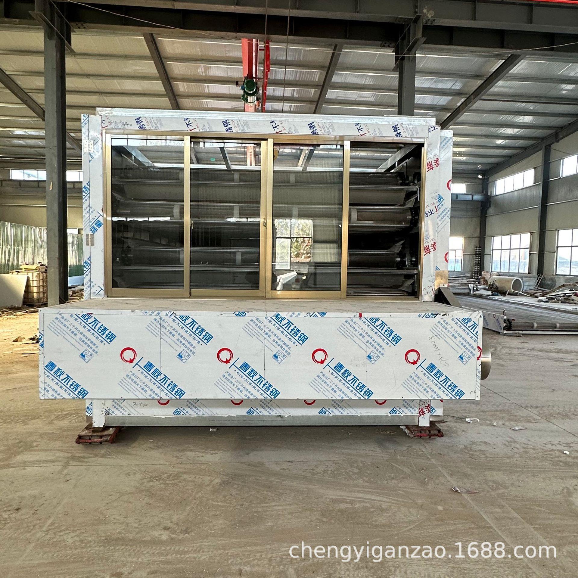 大型网带中草药烘干设备 网带式菊花 鲜花烘干机 桂花 板栗干燥机