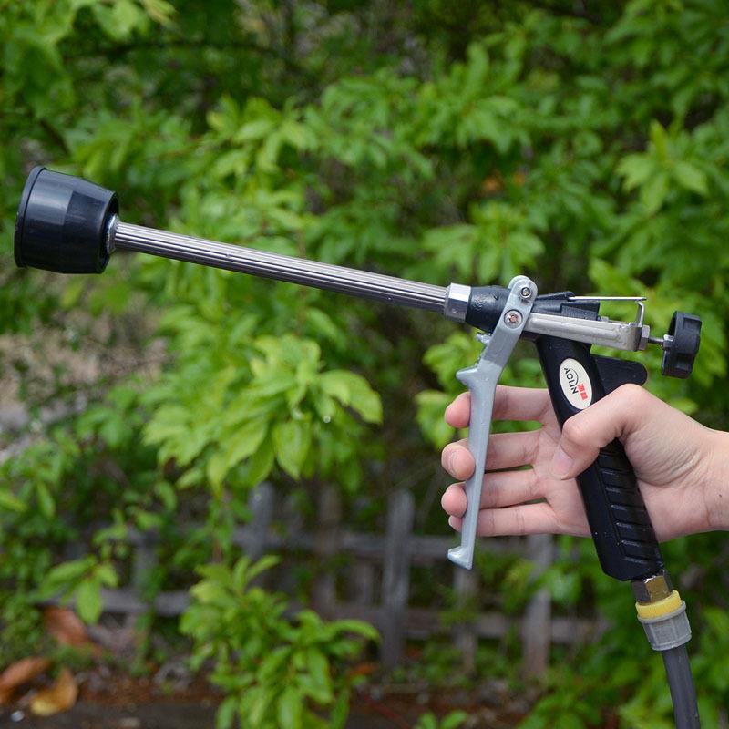 台湾澳林高压农用可调节喷枪洗车浇水喷雾机动器打药机果树手枪式