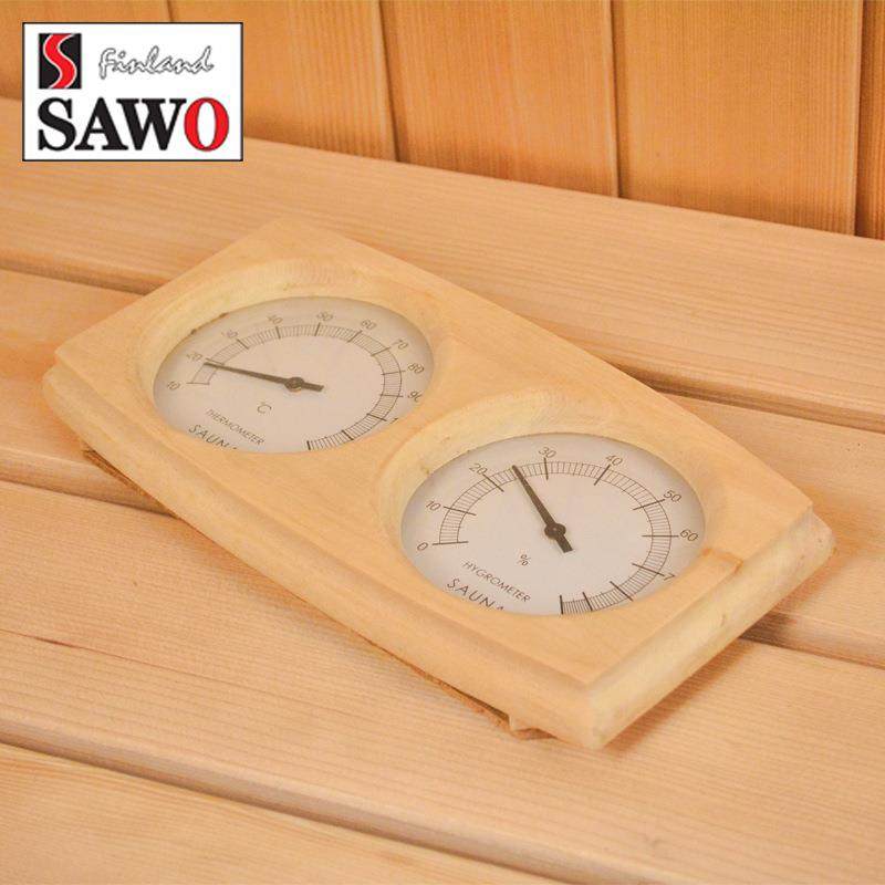 双表温湿计 香柏 松木