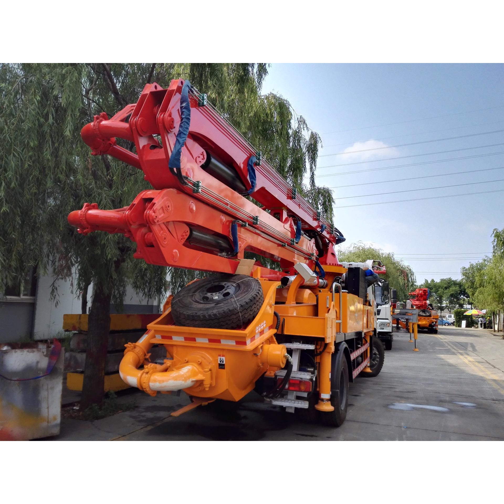 车载混凝土输送泵 车载混凝土臂架泵 29米混凝土泵车 28小型泵车