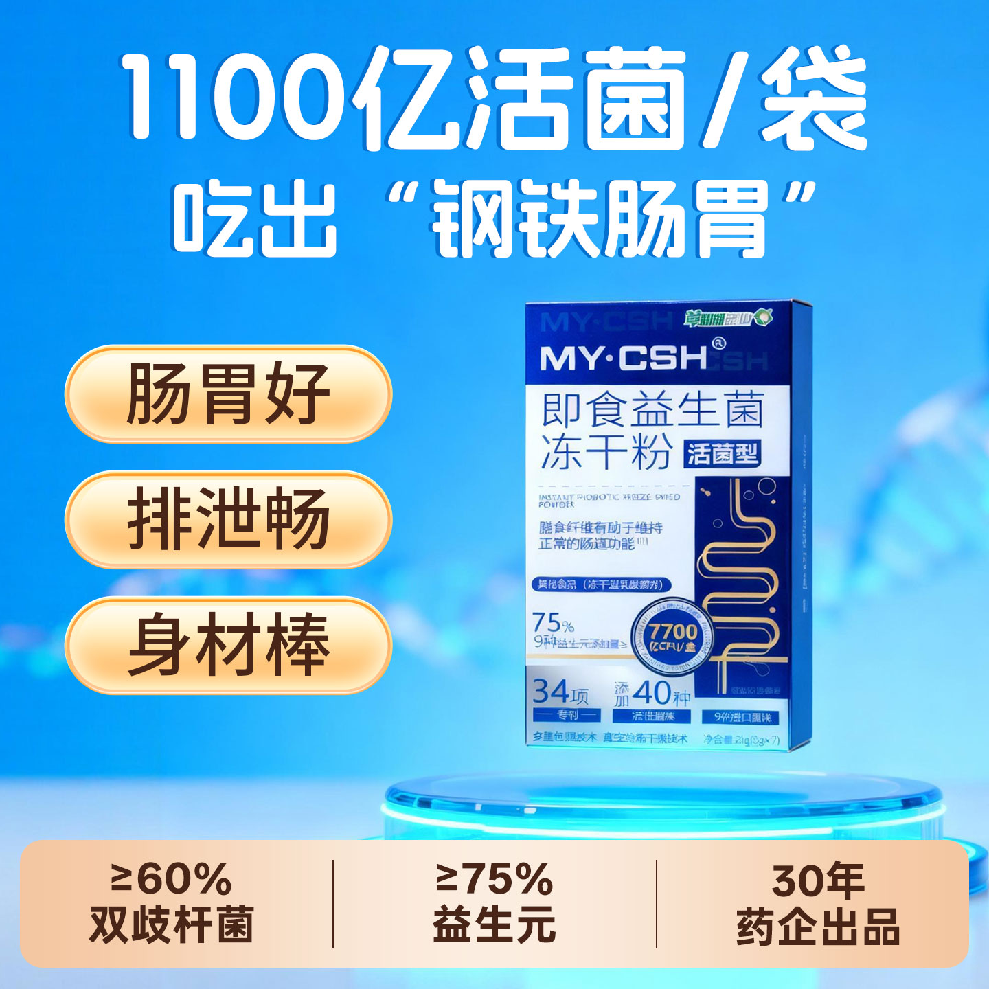 b420瘦子菌体重管理代谢益生菌