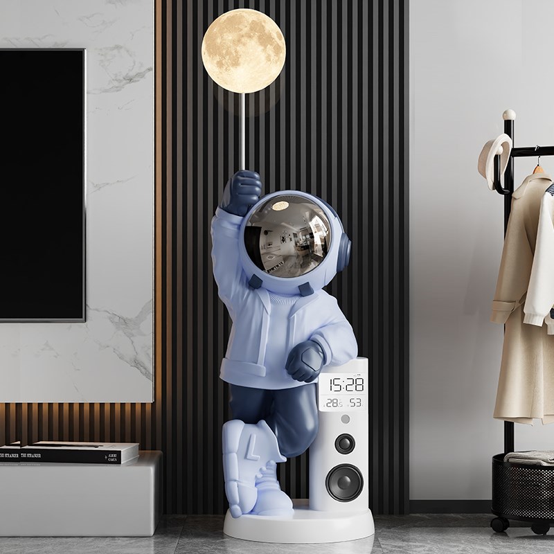 宇航员客厅大型落k地摆件沙发电视柜旁装饰品轻奢高档乔迁新居礼