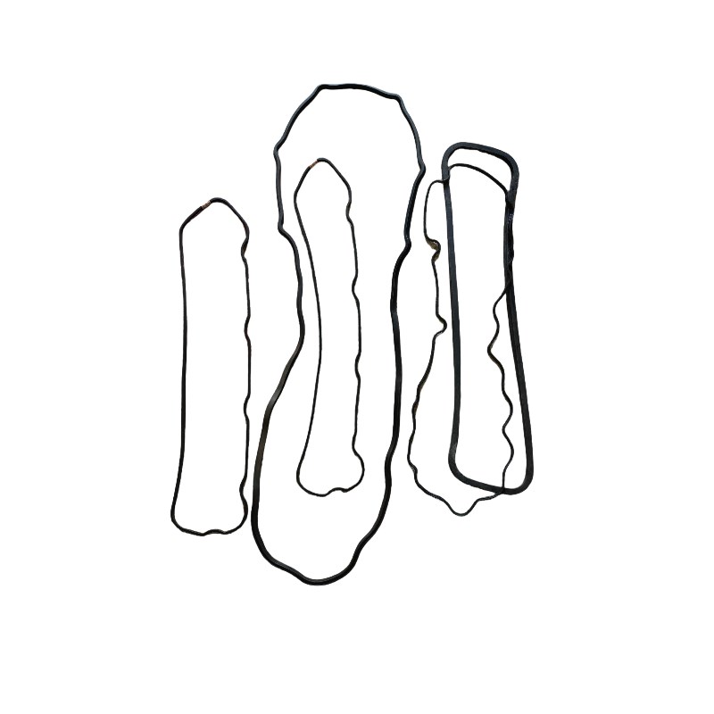 叉车发动机气门室盖垫朝阳全柴QC490GP密封垫全柴4C2气.盖罩密封