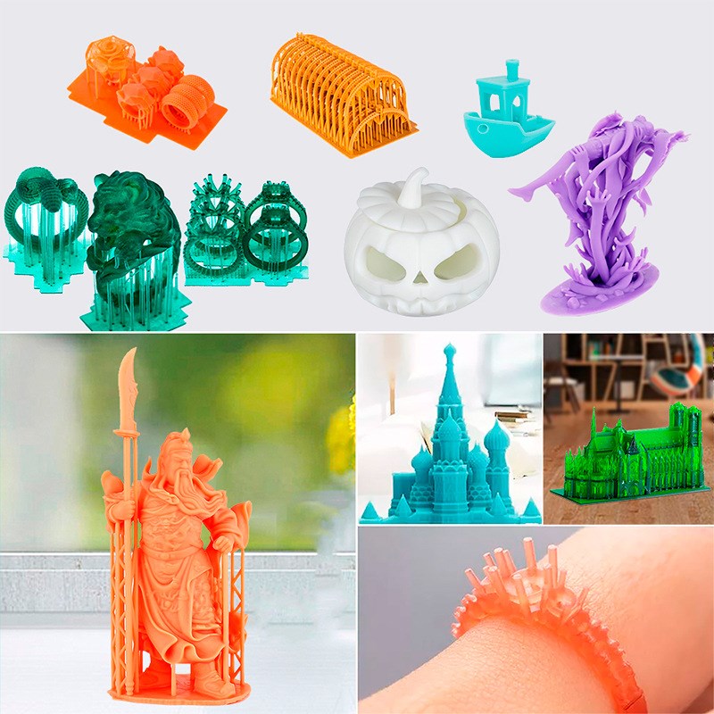 LCD/DLP光敏树脂通用材料 光固化3D打K印机耗材高硬度高韧性耐刮