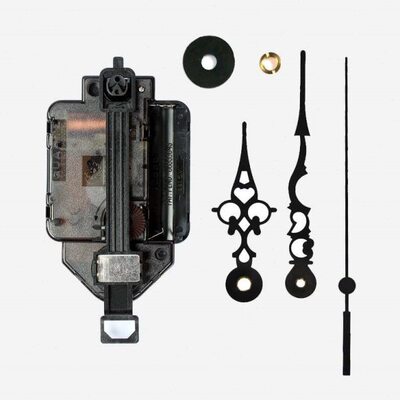 12888太阳摇摆机芯跳秒不静音石英钟芯配件挂钟走时摆动一体钟表