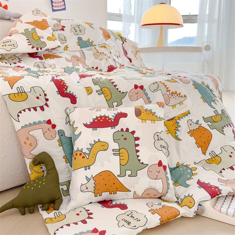 A类60支全棉抱枕被子两用汽车A靠垫办公室午睡毯子折叠枕头空调被