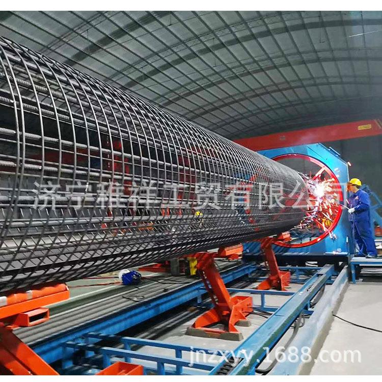 合肥轨道交通项目钢筋笼滚焊机全自动钢筋笼焊接机桥梁灌装设备