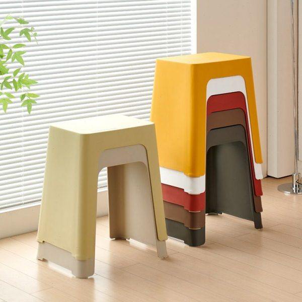 塑料凳子加厚家用特厚现代简约可叠放摞叠久坐舒服椅子高圆凳板凳,住宅家具,其它凳子,淘宝优惠券,粉丝福利购,淘宝优惠卷