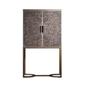 简约现代实木斗柜餐边柜装 饰柜书柜酒店会所轻奢新中式 高柜储物柜