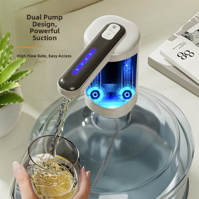 抽水器桶装水压水器泉纯净矿水电动E充电加水器移动智能饮水压水
